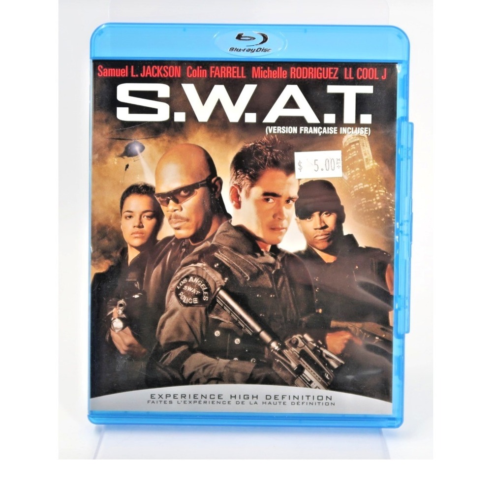 S.W.A.T. Blu-ray Samuel L Jackson Colin Farrell Action Movie High Definition